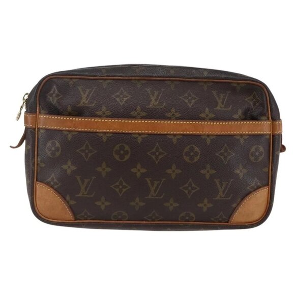 LOUIS VUITTON Monogram Compiegne 28 Clutch Bag